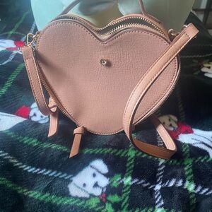 LC Lauren Conrad Heart-Shaped Crossbody Bag